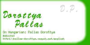 dorottya pallas business card